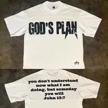 Load image into Gallery viewer, God&#39;s Plan John 13:7 Oversized Premium Cotton Tshirt
