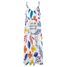 Load image into Gallery viewer, 1 John 1:5 Garden Sundress
