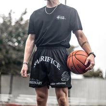 Load image into Gallery viewer, Sacrifice In Faith Visionary Basketball Shorts
