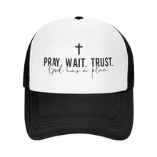 Load image into Gallery viewer, Trust God&#39;s Plan Trucker Cap
