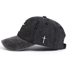 Load image into Gallery viewer, Cross Simple Denim Cap
