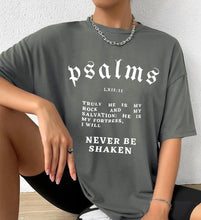 Load image into Gallery viewer, Psalms 62:2 My Rock And Fortress Premium Cotton Tshirt
