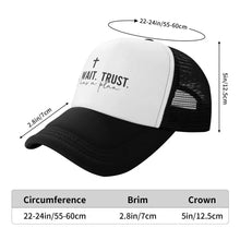 Load image into Gallery viewer, Trust God&#39;s Plan Trucker Cap
