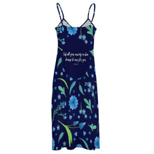 Load image into Gallery viewer, 1 Peter 5:7 Summer Spaghetti Strap Dress
