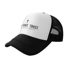 Load image into Gallery viewer, Trust God&#39;s Plan Trucker Cap
