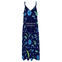 Load image into Gallery viewer, 1 Peter 5:7 Summer Spaghetti Strap Dress
