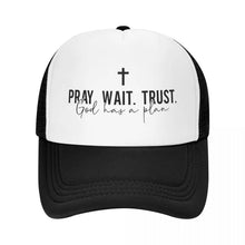 Load image into Gallery viewer, Trust God&#39;s Plan Trucker Cap
