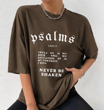 Load image into Gallery viewer, Psalms 62:2 My Rock And Fortress Premium Cotton Tshirt
