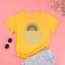 Load image into Gallery viewer, Rainbow Covenant Be the Light Tshirt
