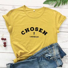 Load image into Gallery viewer, 1 Peter 2:9 Chosen In Christ Tshirt
